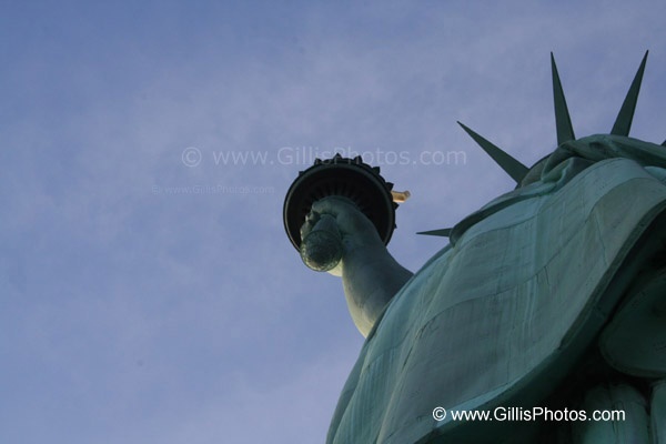 the statue of liberty torch. if the Statue of Liberty