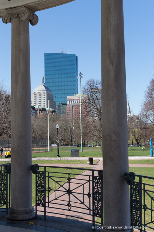 Hancock from the Parkman Bandstand
