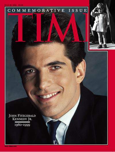 Time Magazine Cover commemorating passing of JFK Jr., copyright TIME magazine